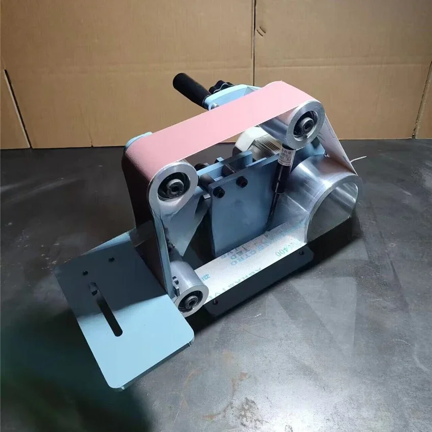 110V/220V 750W Electric Belt Sander Vertical And Horizontal Dual Use Belt Sander Polishing Grinding Machine Belt Grinder Machine