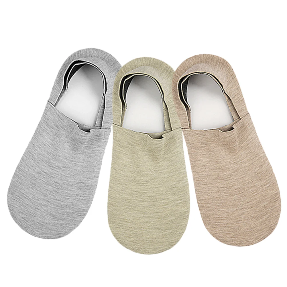 

3 Pairs Cashmere Socks for Women Womens Dress Casual Running Ordinary Breathable Short Low Cut Women's