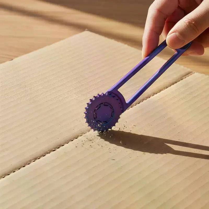 

For Fun Handheld Cardboard Box Punch Tool Portable Home Cardboard Box Puncher Punching Tools DIY Craft Packaging Supplies
