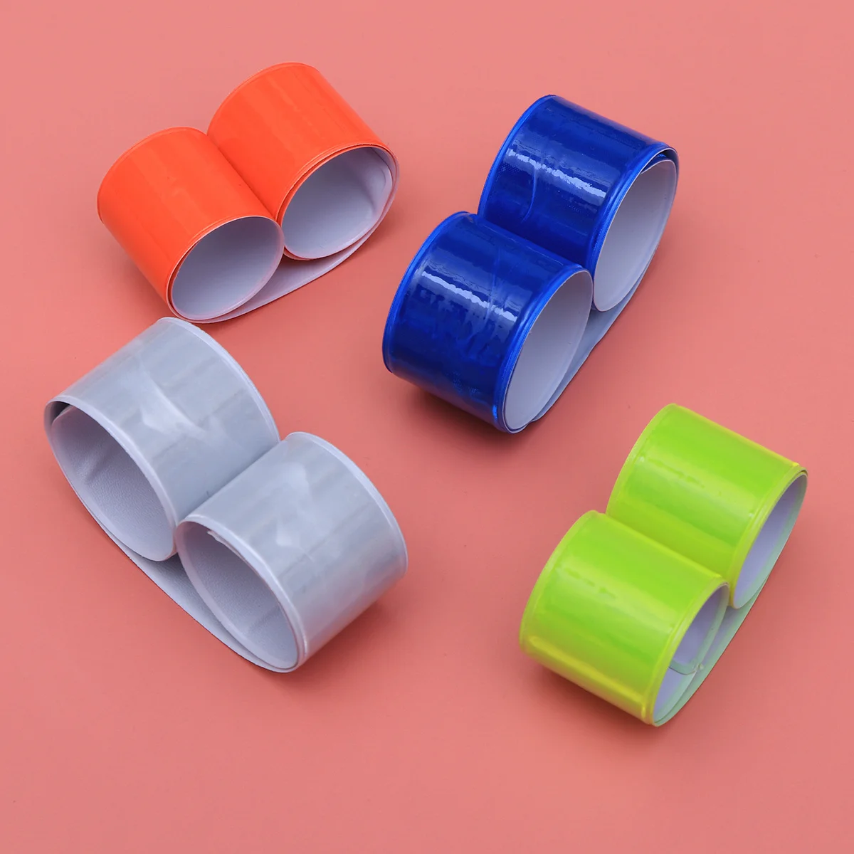 8 stuks reflecterende klapbanden verstelbare polsarmbanden voor donkere omstandigheden nachtlopen veiligheidsuitrusting voor volwassenen buiten