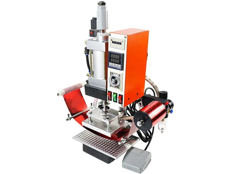 Semi-Automatic Pneumatic  Pneumatic Heating Hot Stamping Machine for Leather Embossing