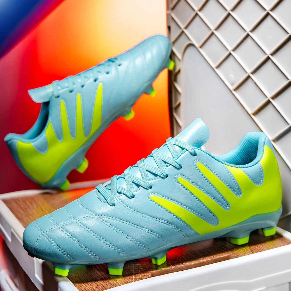 

Premium AG FG Soccer cleats PU Fabric Soft Touch Upper TPU Anti-slip Sole Reliable Quality For Training And Competition