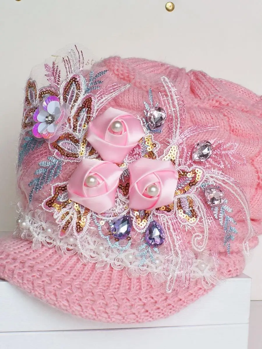 conjunto-de-tres-pecas-gorro-de-malha-quente-feminino-bone-de-beisebol-de-inverno-e-touca-de-malha-com-flor-de-diamante-pel
