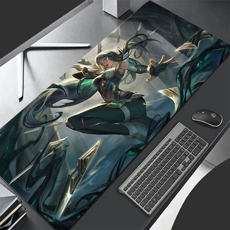 Mousepad Computer Gaming Accessories Keyboard Pad L-league Of Legends Irelia Office Rubber Mouse Pad Decoracion Desk Mouse Mat