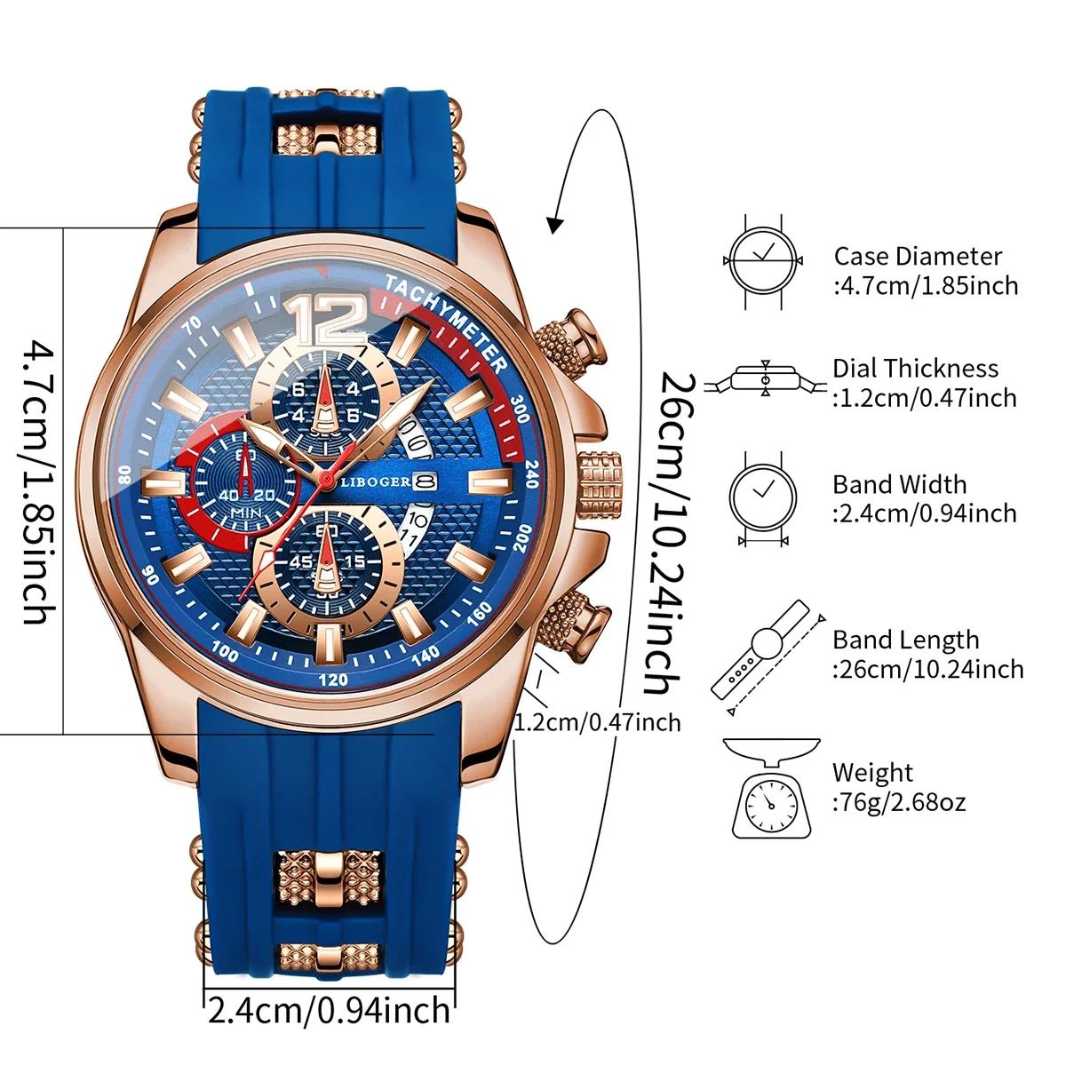 أزياء العربية الهاتفي الرجال الساعات عارضة سيليكون حزام رجل الساعات الرياضية التقويم كوارتز ساعة اليد Reloj Hombre (بدون صندوق) #6