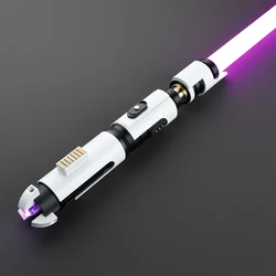 DamienSaber Xeno3.0 Heavy Dueling Light Saber Infinite Color Changing with 34 Sound Fonts Sensitive Smooth Swing Metal Hilt