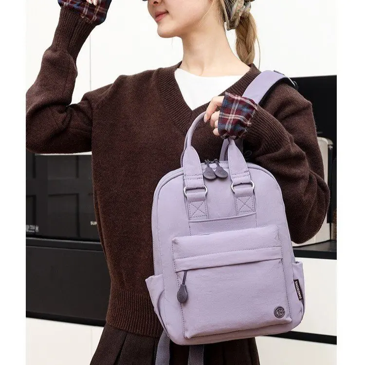 2026 New Fashion Ultra-Light Waterproof Wear-Resistant Commuter Backpack Large Capacity Travel Women's Shoulder Bag Handbag