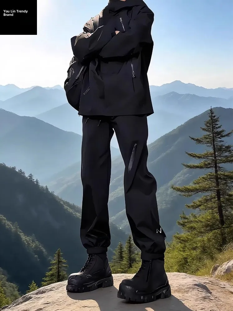 

Мужские функциональные брюки-карго Black Samurai American: водонепроницаемые, ветрозащитные, для активного отдыха, альпинизма и работы