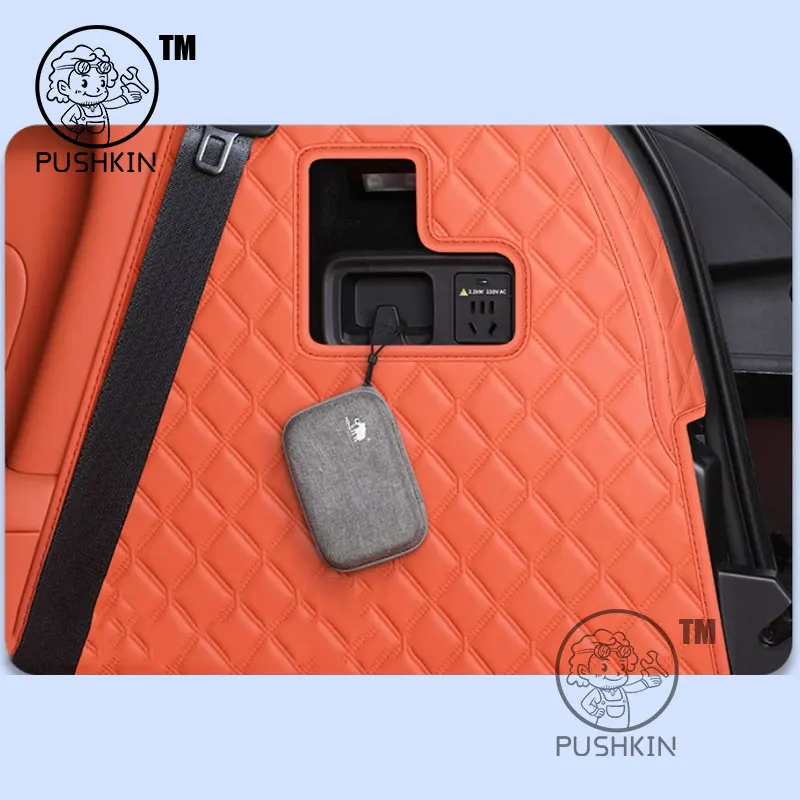 For Lynk & Co 900 2025 2026 Car Boot Mat Rear Trunk Liner Cargo Leather Floor Carpet Tray Protector Accessories Mats