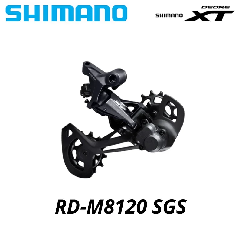 SHIMANO DEORE XT M8100 M8120 SGS Deragliatore posteriore 12v 2V Leva cambio MTB Mountain Bike SHADOW RD 1x12 Velocità Parti di biciclette