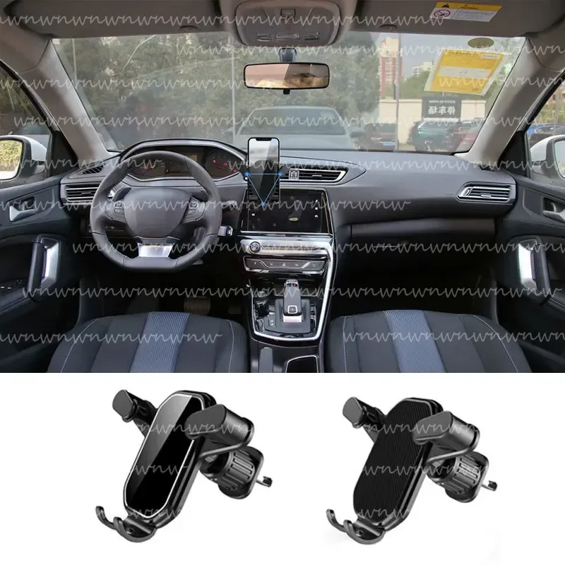 

Универсальный гравитационный автомобильный держатель для сотового телефона для Peugeot 307 208 206 207 3008 308 407 508, GPS-подставка, зажим для вентиляционного отверстия, аксессуары