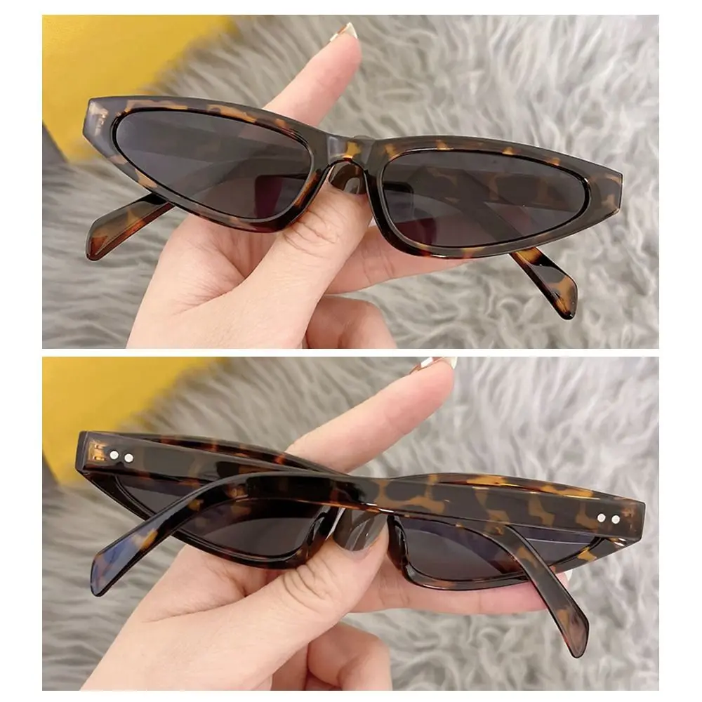 Unique Small Frame Cat Eye Sunglasses Street Shooting UV Protection Hip-Hop Sun Glasses Styling Eyewear for Women