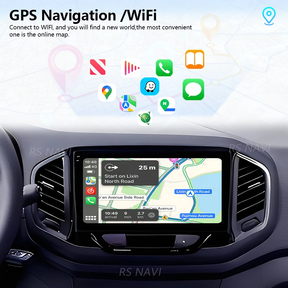 Plug and Play Android 16 For LADA X Ray Xray 2015- 2019 Carplay AUTO Car Radio Snapdragon GPS Player Stereo Multimedia Head unit view 4