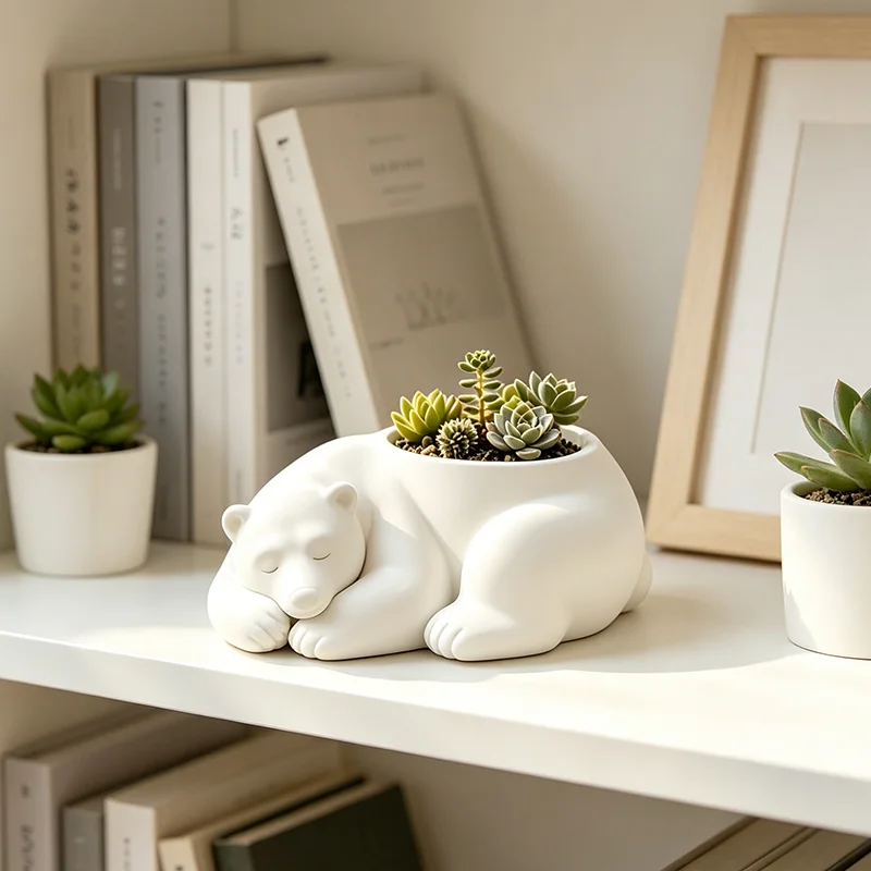 3D Printed Sleeping Polar Bear - огляд і ціна 3D Printing Pot