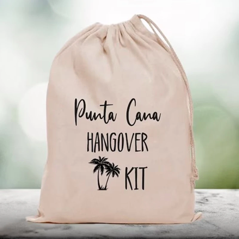 Punta Cana hangover kit/Wedding Recovery Kit/Destination Wedding favor bags/bachelorette party bags/bachelor party/Personalized