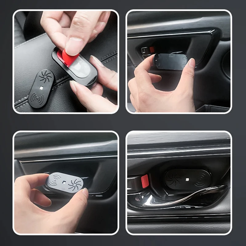 Smart Car Door Opening Sensor Alarm Anti-Collision Device Voice Notifications With High Sensitivity Car Door Opening Sensor