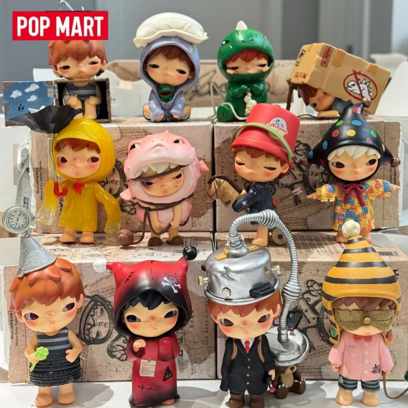 POPMART Hirono Echo Series Genuine Blind Box Kawaii PVC/ABS Figure 6-9cm with 12+1 Secret Chase Trendy Collectible Toy