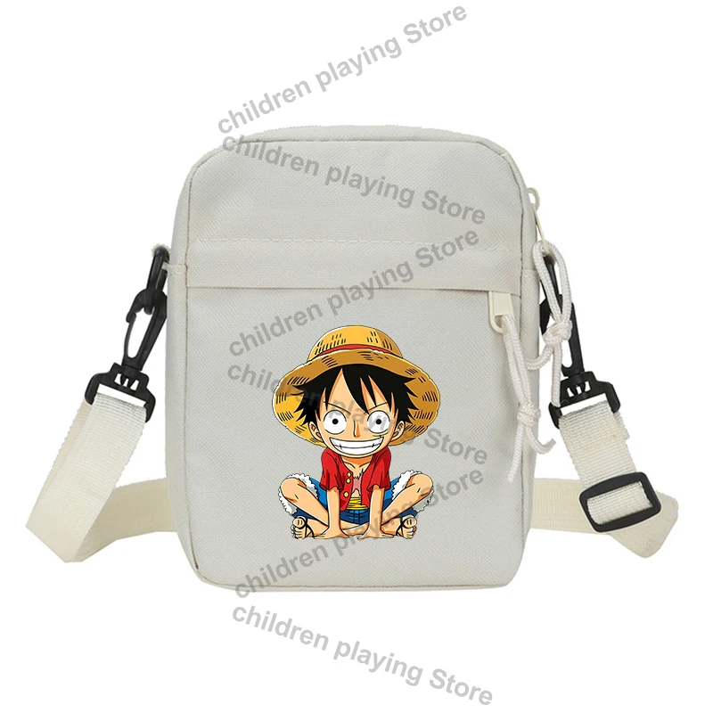 Luffy Shoulder Crossbody Bag Men Women Casual Small Zipper Messenger Sling Bags Simple Sports Pouch Birthday Gift - view 6