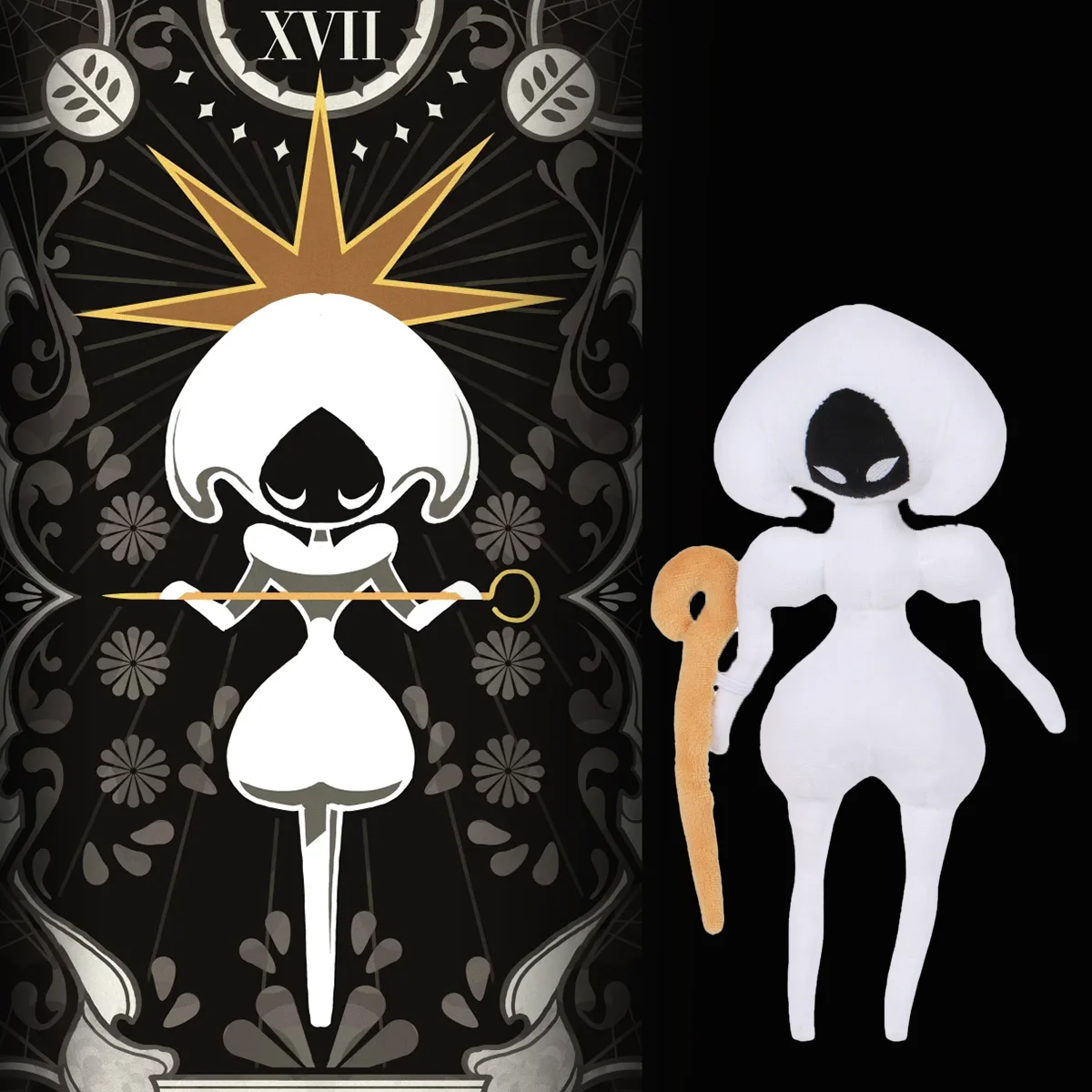 

Мультяшная кружевная плюшевая кукла Hollow Knight Silksong, плюшевая игрушка, шершень, кружевная кукла для фанатов игр, детский подарок на день рождения, Рождество, домашний декабрь