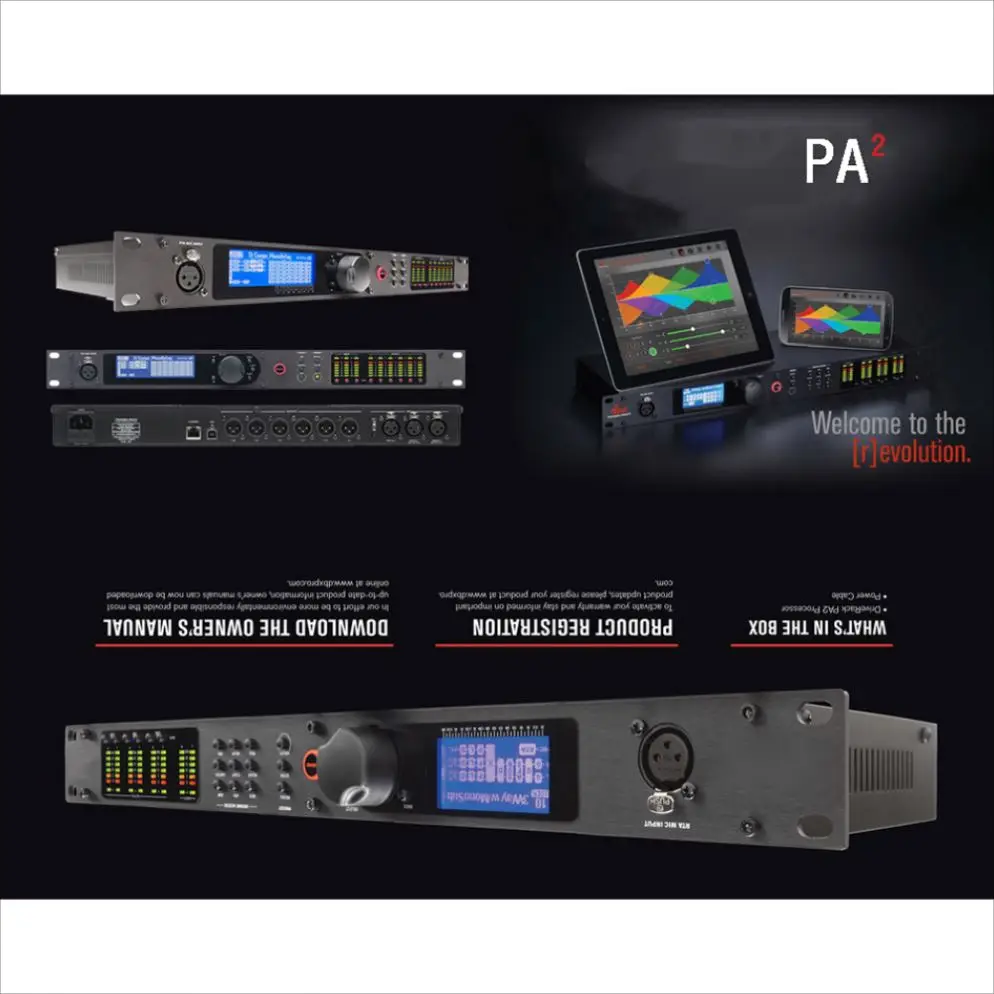FIR Filter Professional DSP Processor Stage High Fidelity Sound Restoration Equipment