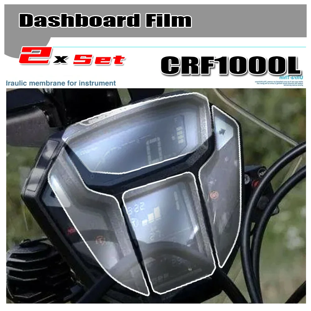 

Motorcycle Instrument Cluster Scratch Protection Film Dashboard Screen Protector FOR HONDA AFRICAT WIN CRF1000L 2015-2017