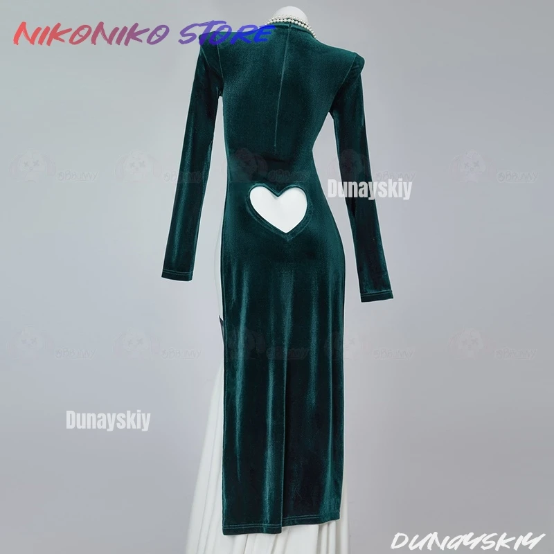 ‌ ‌ ‌ Fubuki من أنيمي ONE PUNCH-MAN Fubuki شيونغسام تأثيري حلي المرأة مثير Velet المرأة الملابس الداخلية فستان مجموعة