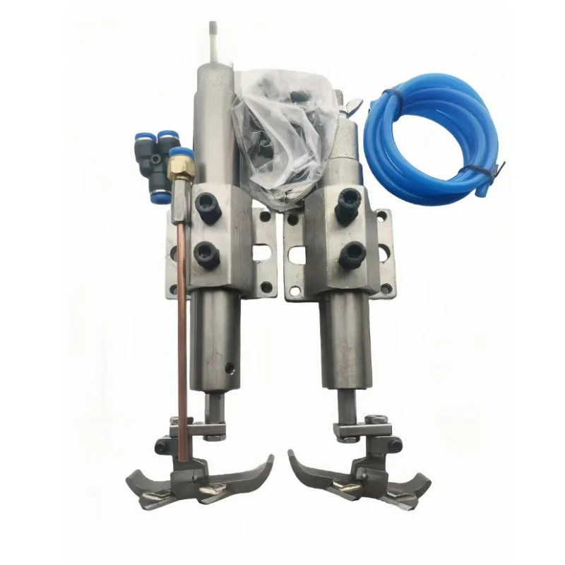 Non-Scratch Flat Shovel Scraper Assembly for Edge Banding Machine, Glue Line & PET Wire Cleaning