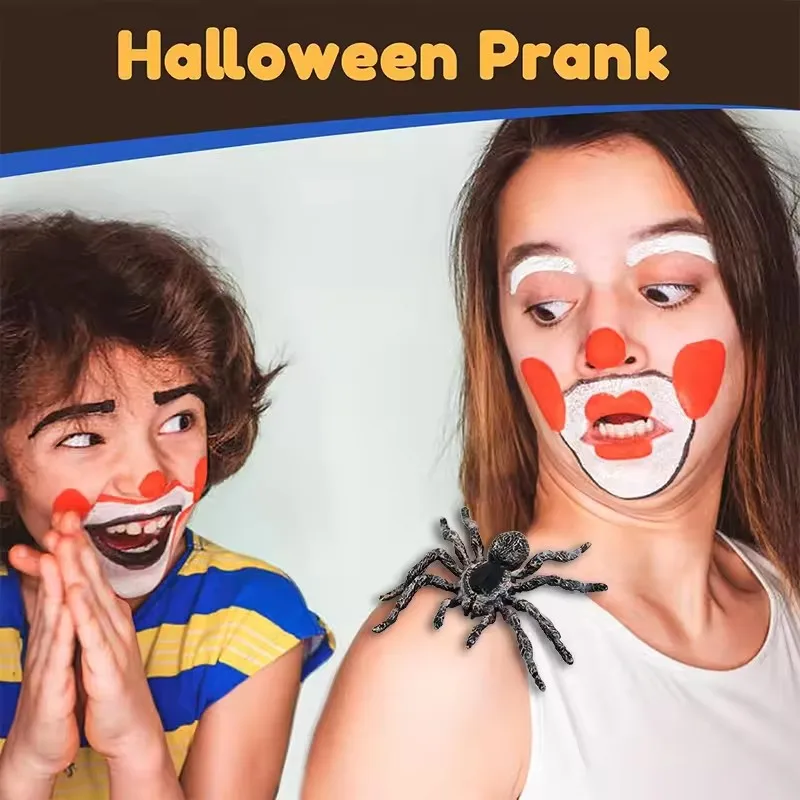 

1PC Halloween Plastic Fake Spider Prank Props - Simulated Insect Model for Kids Gift, Party Joke Toys & Home Decor
