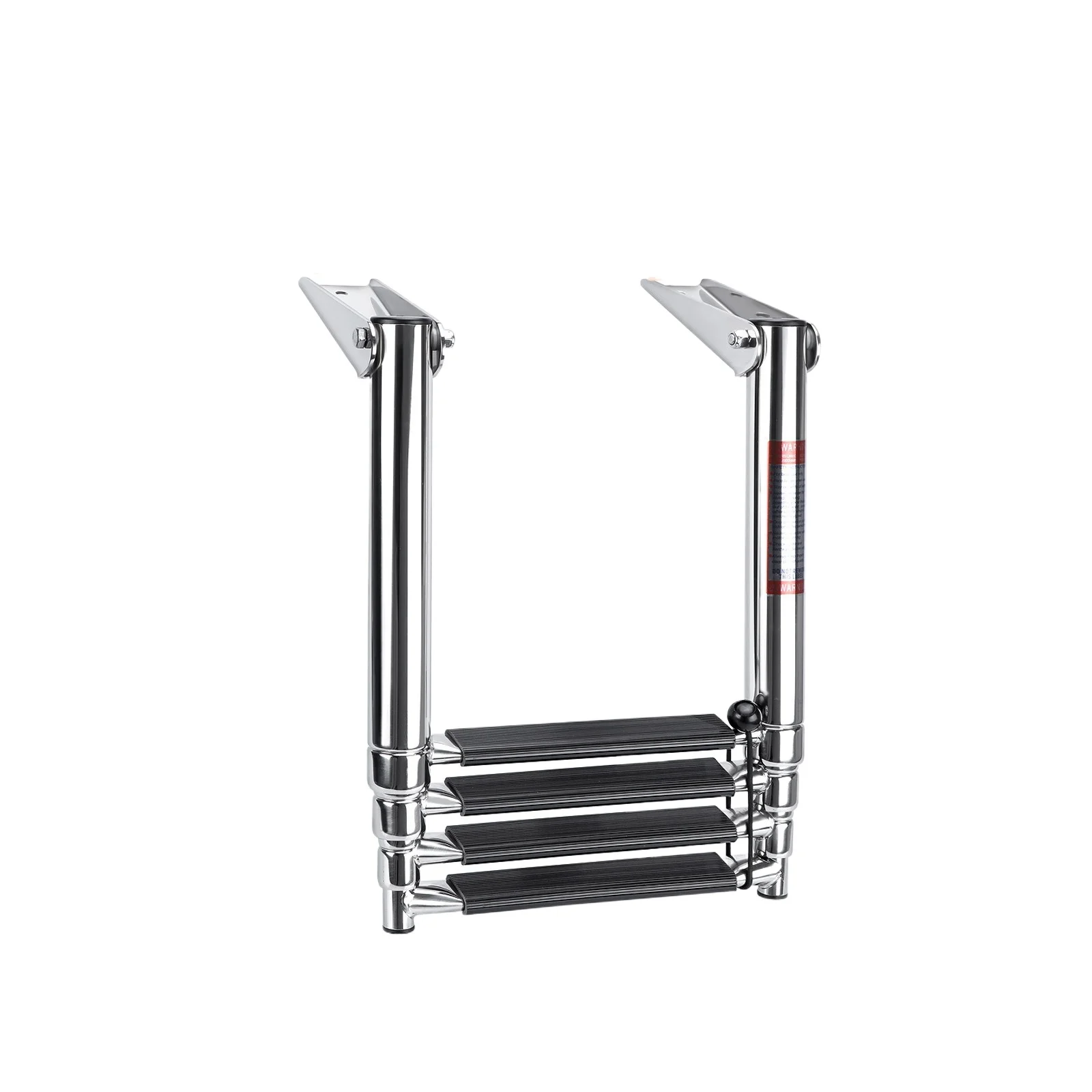 

304 stainless steel speedboat yacht launching deck collapsible retractable ladder boarding ladder pedal ship
