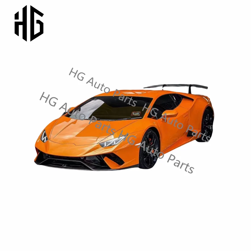 Vehicle Modification Performante Style Carbon Fiber Rear Spoiler Wing Trunk Cover For Lambo Huracan LP610 LP580