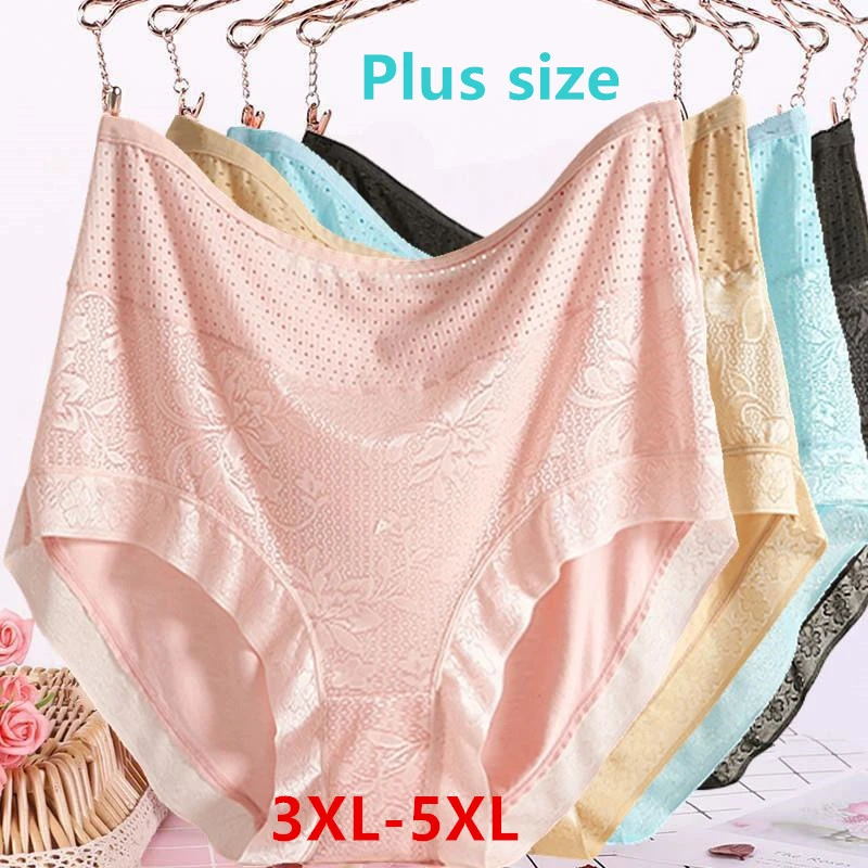 Large size ropa interior femenina modal sexy panties soft lenceria thin lingerie jacquard women underwear calzones para mujer