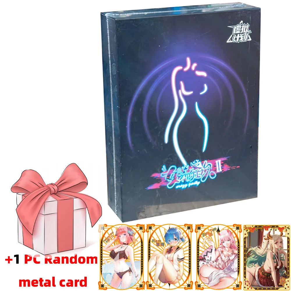 New Goddess Story Collection Card, Plan Virtual, Goddess Carnival Booster Box, traje de baño para niña, Bikini, tarjeta de juego Tcg, regalo de