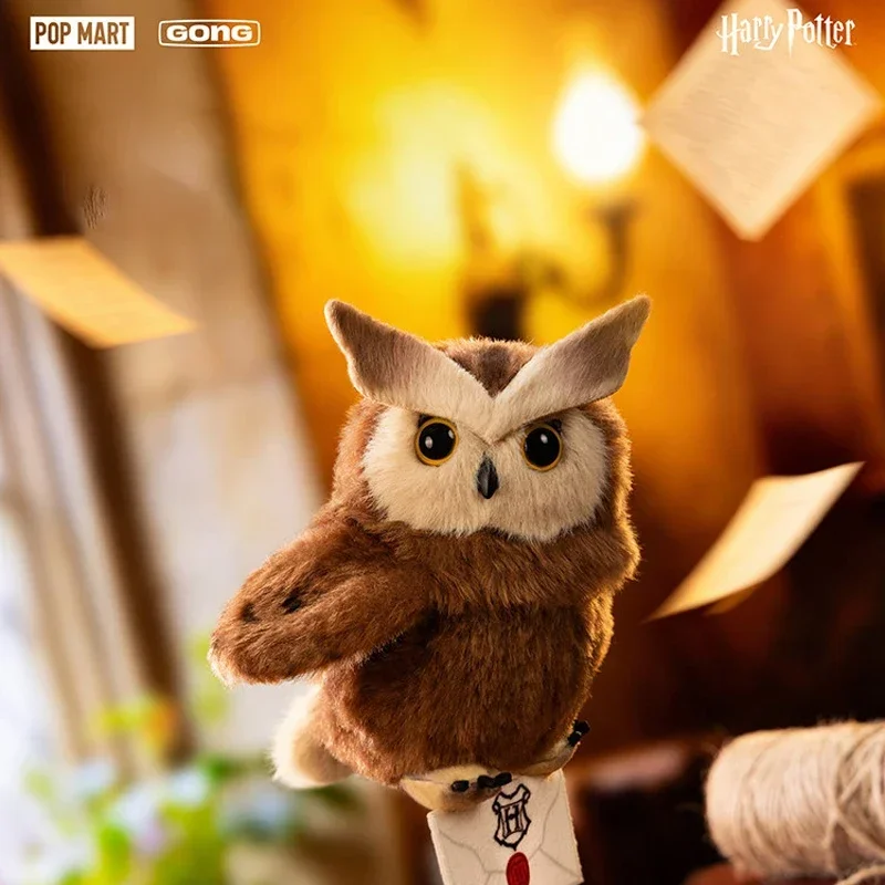 POP MART GONG Harry Potter Owl Plush Series Pendant Trendy Blind Box Toys Mystery Box Guess Bag Action Figure Surprise Gift view 5