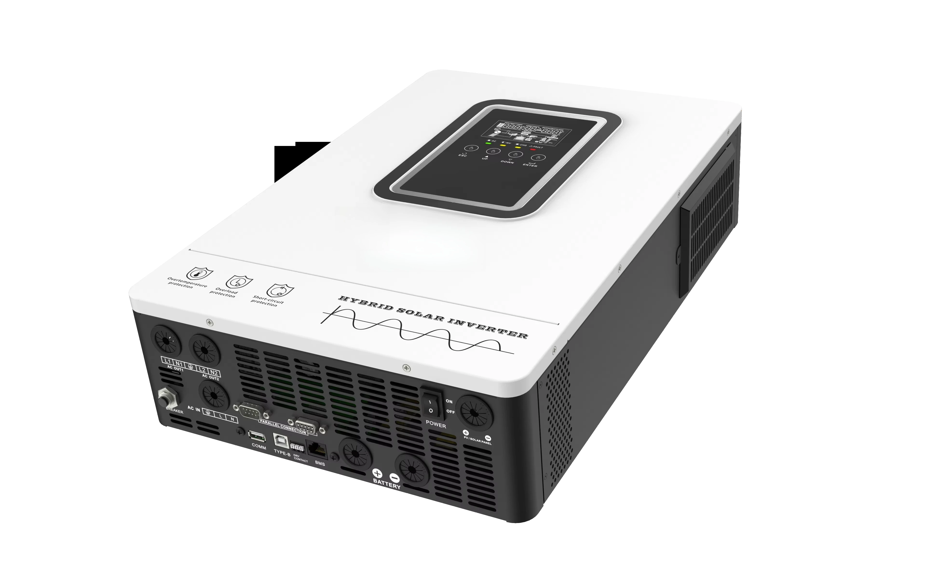 SKE 6200W Pure Sine Wave Hybrid Solar System MPPT 500V PV Voltage Single Phase 48V Solar Inverter 6.2KW for Home
