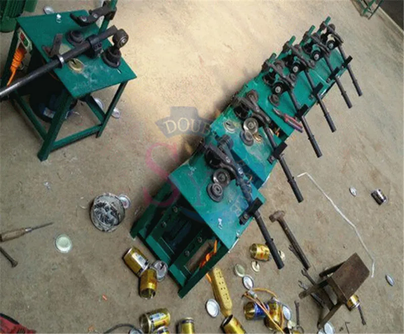 ماكينة إزالة علب القصدير اليدوية عالية الأداء/ماكينة إعادة تدوير علب البوب من الألومنيوم معدات فصل إعادة تدوير علب الألومنيوم