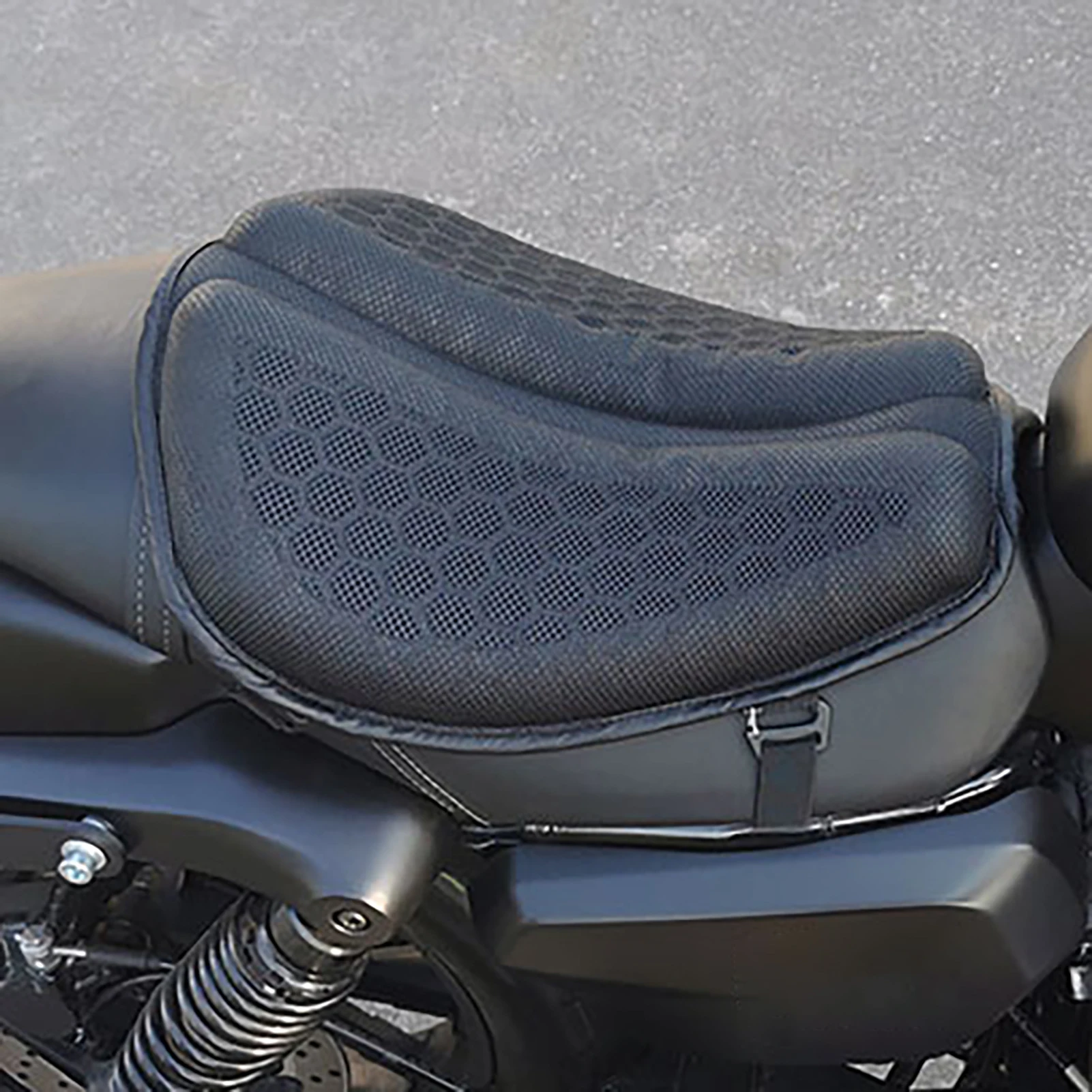 Motorcycle Seat Cushion Anti-Slip Motorcycle Inflatable 3D Blow Air Cushion Pressure Relief Ride Seat Pad Motorcycle Accessories