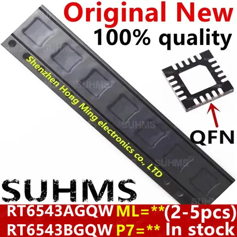 (2-5개)100% 새 RT6543AGQW RT6543A ML=4L ML=** RT6543BGQW RT6543B P7=6F P7=** QFN-20 칩셋 Best5 (2-5개)100% 새 RT6543AGQW RT6543A ML=4L ML=** RT6543BGQW RT6543B P7=6F P7=** QFN-20 칩셋 Best5