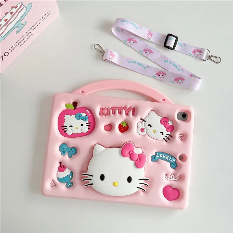 

Hello Kitty For iPad Case ipad 7/8/9 10.2in A16 Pro2 3 4 11in Mini 6 7 8.3in Protective case Air3 4 5 10.5in 10.9in Tablet Cover