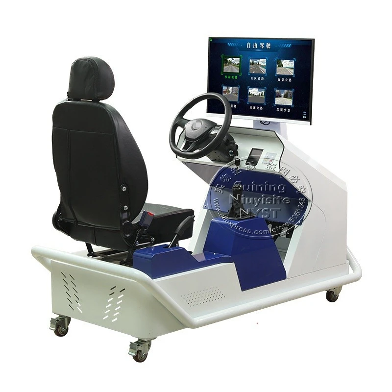 Right Hand Transmission English Language Professional Car Driving School Training Center Equipment Simulator Machine