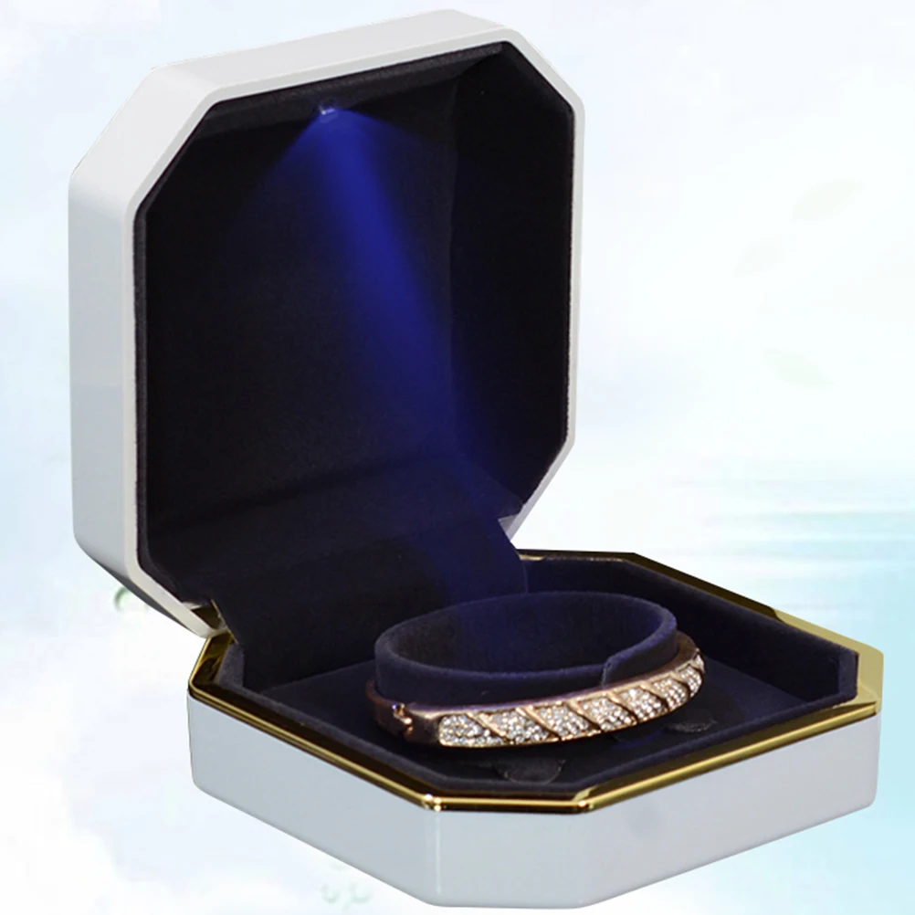 

Durable Bracelet Box Lint Liner Perfect Jewelry Storage ganizer for Gifts Valentine Mother Birthday Christmas Wedding