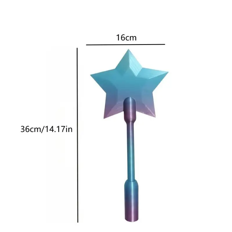 Fashion Creative 3D Printed Wand Tap To Pay Portable Cute Star Magic Wand Holder Funny Lightweight Credit Card Holder Daily Use - view 6