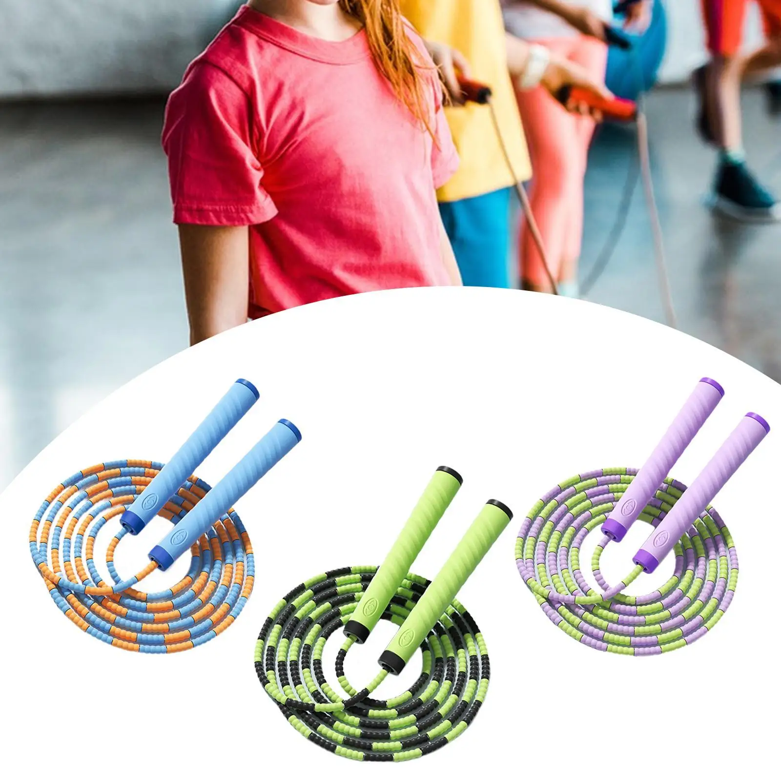 Jump Rope Non Slip Kids Practical Jumping Rope for Outdoor Fitness Exercise