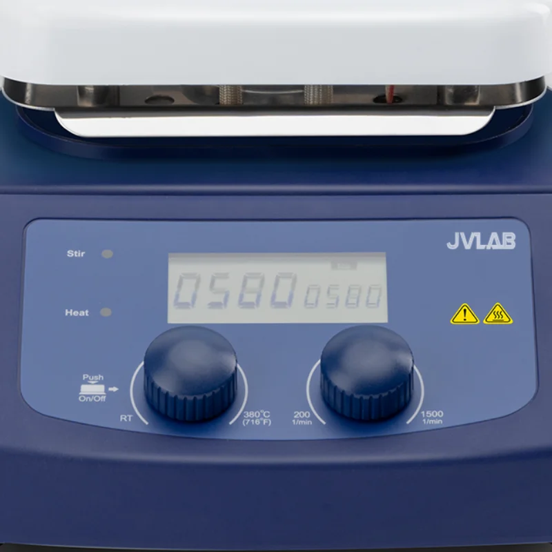 Magnetic Hotplate Stirrer MS-H380-Pro LCD Display Laboratorium Magnetic Stirrer dengan Dilapisi Keramik Plate Max Kapasitas 5L Temp. 380(C)