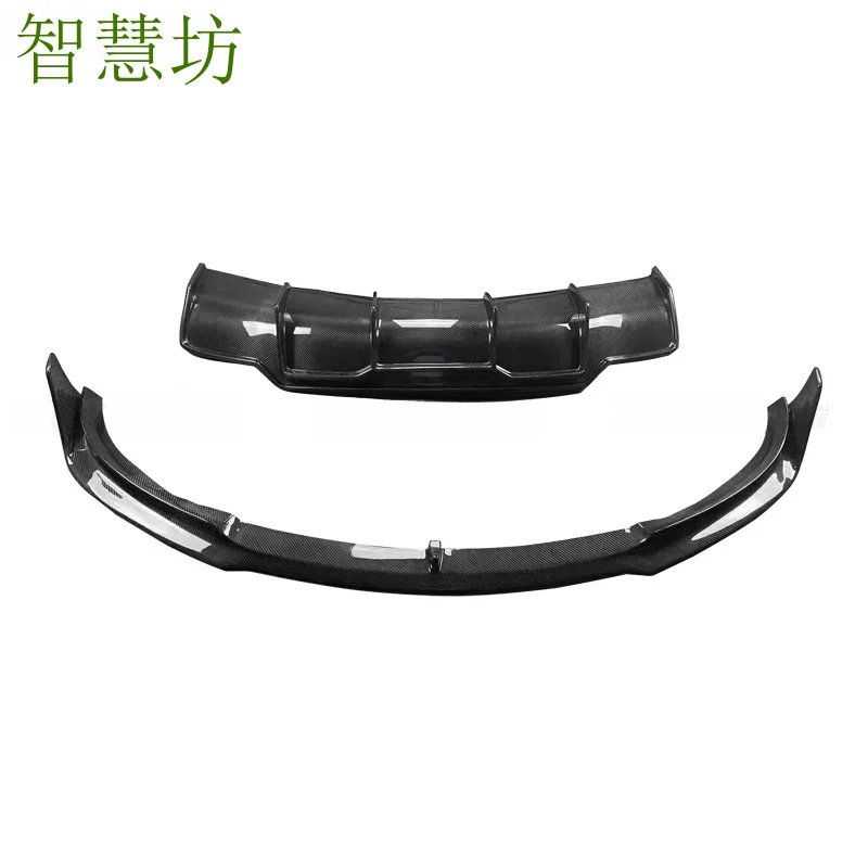 

Suitable For Tesla Model 3 Carbon Fiber Modified Front , Rear Lip, V-Style Small Body Kit