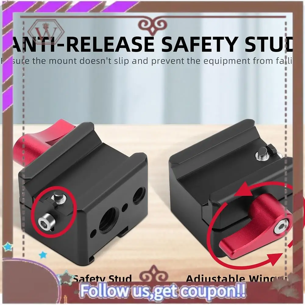 أحدث لوحة تمديد الحذاء البارد من سبائك الألومنيوم باستخدام الحاسب الآلي لـ DJI Ronin RS3/RS3 Pro/RS2/RSC 2 ملحقات جزء مضاد للتوقف