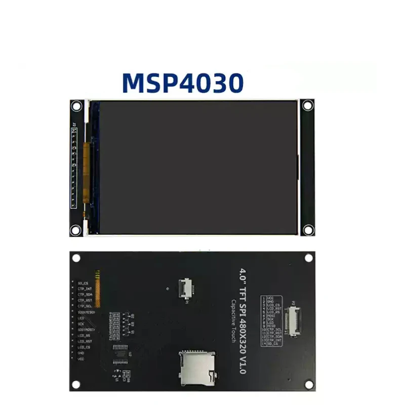 Modulo display touch screen capacitivo LCD TFT seriale SPI da 4,0 pollici Supporto 320 * 480 per Arduino