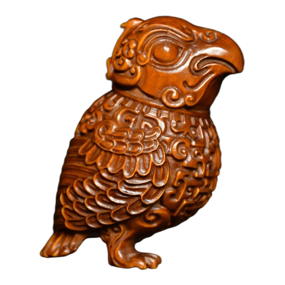 Sculpture en bois marron pour Couple chinois, Sculpture, décoration de maison, Harmony Unity Joy Bliss Union, Concord de prospérité, Amity