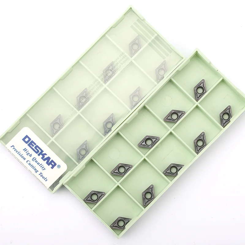 deskar inserts LF6018S DCMT070204 DCMT070208 MV Turning Tool Tungsten Carbide Inserts Lathe tools Processed stainless steel DCMT