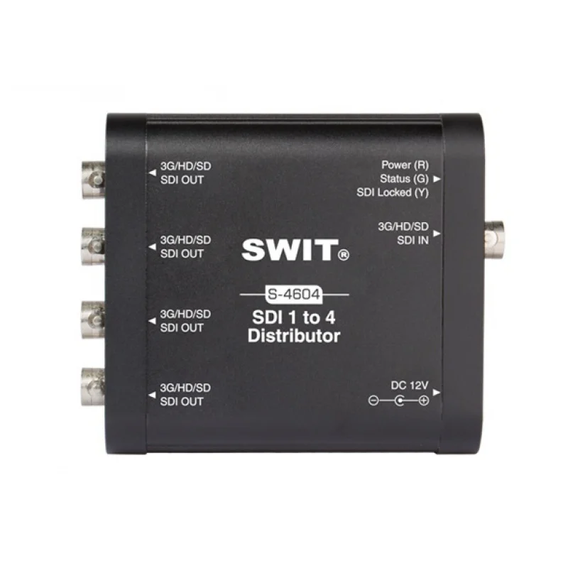 

SWIT S-4604 SDI 1 to 4 Distributor and Amplifier