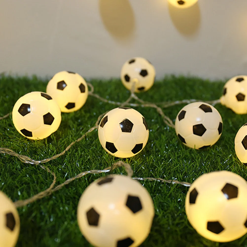 1.5 متر 10 المصابيح كرة القدم على شكل سلسلة ضوء Led مصباح للزينة للمنزل حديقة حفل زفاف عيد الميلاد ليلة ضوء الإبداعية